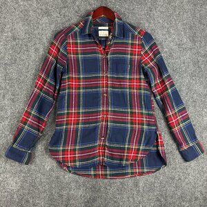 American Eagle Outfitters Shirt Womens XS Boyfriend Fit Flannel Ah Mazingly Soft